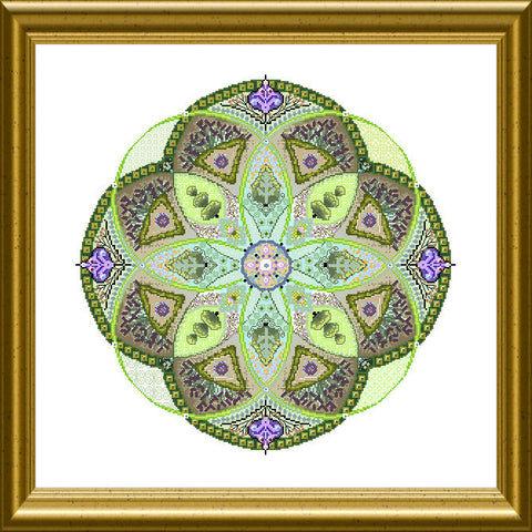 A-Mazing Lavender Garden Caleidoscope