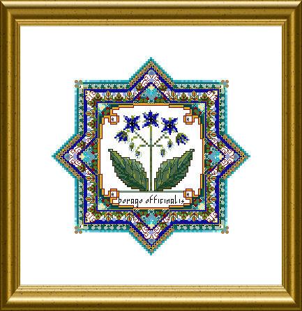 Medieval Flower Star 01