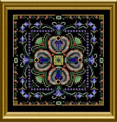 Beaded Scarab Tile