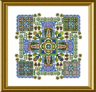 Seville Alcazar Garden – European Crosstitch Co