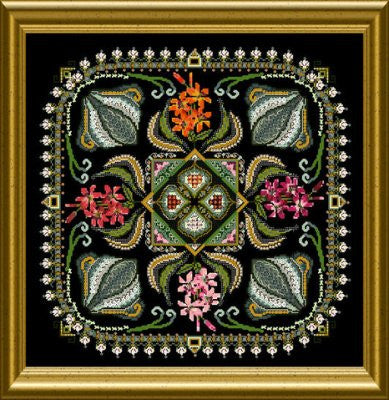 Fire Lily Mandala – European Crosstitch Co