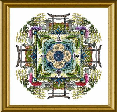 Japanese Moss (Zen) Garden – European Crosstitch Co