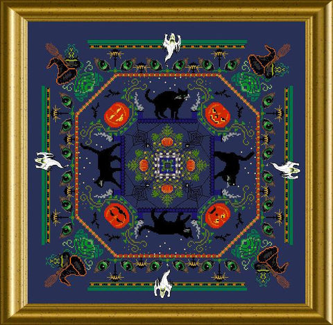 Halloween Kitty Mandala