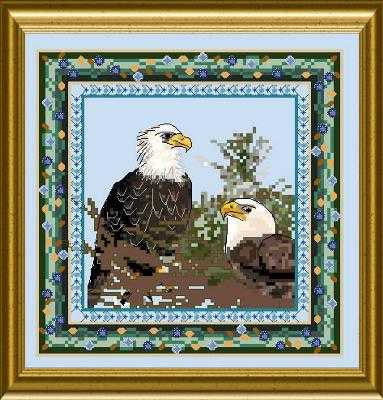 Bird Tapestries - Bald Eagle