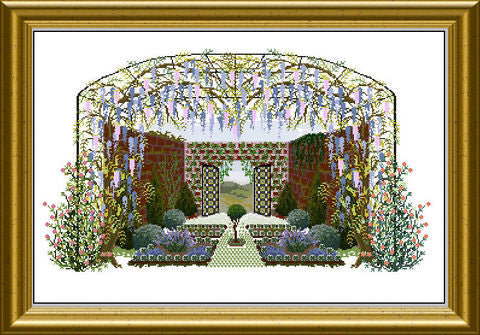 Wisteria Walled Garden