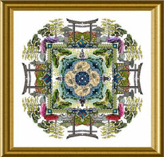 LUXURY NEEDLEPOINT FROM LONDON 刺繍 角テーブル LUXURY NEEDLEPOINT FROM LONDON 刺繍 角テーブル（Tapisserie）